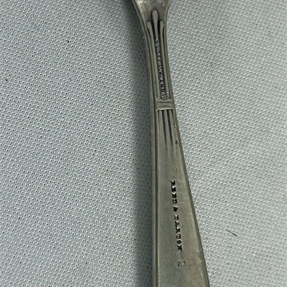 Vintage Reed Barton Silver Plate Childrens Spoon Hotel Knight 4.5" Long - Picture 5 of 8